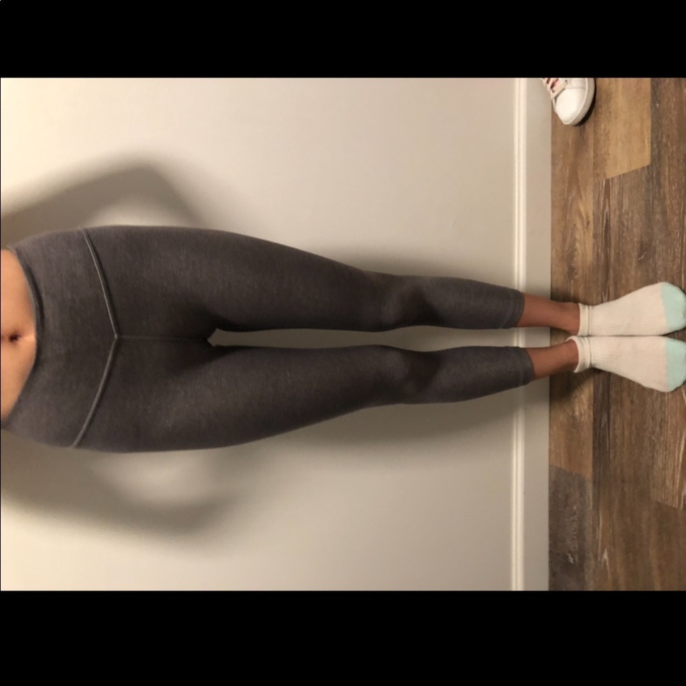 Lululemon Wunder Under Grey Crop 23” Leggings